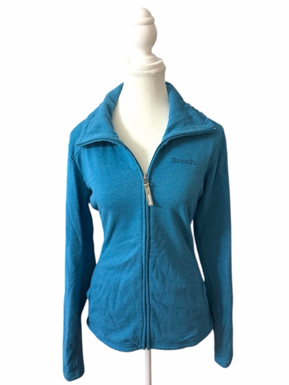 Bench - High-Collar Full Zip French Terry Jacket - Picture 2 of 11